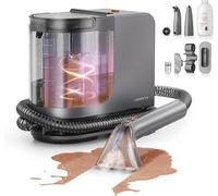 UWANT B400 Nettoyeur de Taches Gris, Vapeur Rapide 30 s, Élimination 100 % des Acariens et 99 % + des Bactéries, Moteur 600 W, Aspiration 18000 Pa, Lits, Canapés, Tapis, Voitures et Sols Durs