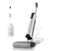 uwant D100 Aspirateur Laveur, Détection Intelligente des Taches, Nettoyage à 180°, Nettoyage des Bords 2mm, Station de Base à enfoncer, Eau électrolytique, Aspiration de 17000Pa