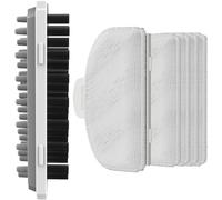 uwant Y100/Y100 Set de brosses à vapeur larges : brosse large double face, brosse de polissage et tampons de rechange pour un nettoyage efficace