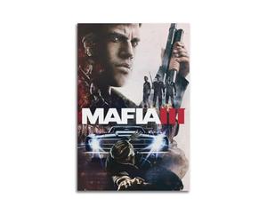 UWASCISF Poster décoratif sur toile Game Mafia 3 - Impression d'art moderne pour chambre à coucher - 20 x 30 cm