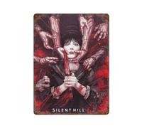 UWASCISF Silent Hill F - Dark Horror ArtWall Decor Art Metal Tin Poster Modern Bar Decorations40 x 30 cm