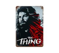UWASCISF The Thing Movie Art Décoration murale en métal Affiche moderne Bar Décorations 30 x 20 cm
