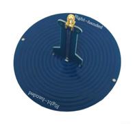 UWB Antenne 280 MHz-6 GHz Archimède Spirale Gauche Droite Polarisation Circulaire pour Ultra Large Bande Applications Réception de Signaux Instruments de laboratoire 10 x 10 cm (10 cm Droitier)