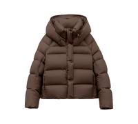 Uwdiohq Blouson Femme Hiver, Veste Matelassées pour Femmes Veste Matelassées Épaisses À Capuche Matelassées D'Hiver pour Femmes Manteau Matelassé Coupe Vent D'Extérieur