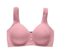 Uwdiohq Brassière Soutien Gorge sans Armature Moyen Et Âgé. sous-Vêtements De Soutien-Gorge sur Le Devant du Nouveau Style Mince Rassemblé pour Les Soutiens-Gorge Femmes 45 À 60 (Pink 36)