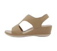 Uwdiohq Chaussures Ville Sandale Et Nu-Piedsfemme De Plage À Talons Compensés Élastiques Pour Loisirs En Plein (Beige 40) Femme Sandalette Marche Sandales Talon Cuir Compensee Pieds Sensibles