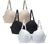Uwdiohq Commandes en Cours Solde Soutien Gorge sans Armature 120A Brassiere De Contention Post Operatoire Soutien-Gorge Bandeau Brassière Dentelle Femme sous Vetement Maternite Gainante avec Coque