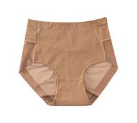 Uwdiohq Corps Embellissant sans Couture Post-Partum sous-Vêtements Abdominaux Femmes Taille Moyenne Hanche Levage Culotte Façonnage Sexy Brassière Prématuré (C, XL) Shorty Femme Coton Chair