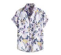 Uwdiohq Day Prime Deals Today 2024 Chemise Carreaux Homme Manche Courte Chemise Bleue Homme Manches Courtes Chemise Fluorescent Homme Chemisette Homme 5XL Vêtements Vintage Homme Todays Deals