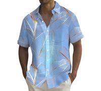 Uwdiohq Destockage Mes Commandes Chemise Homme Blanche Chemisette Manches Courtes Hawaienne Grande Taille Lin Plage Haut en Été Pirate Blouse Medievale Noir Et Blanc Non Repassage Manche Courte