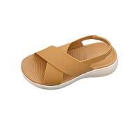 Uwdiohq Femme Sandales Plates Compensées À Lanières Pour Femmes, Chaussures D'Été Décontractées Semelle Épaisse, De Plage Tendance Cuire Qui Brille Entre Doigts Été Et Mules Femmes Chaussure