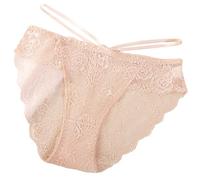 Uwdiohq Lace Bottoms Sexy Solid Colour Bikini Butterfly Female Body pour Chat (Beige, M) Culotte Chair sous Vêtements Femme Dentelle Shorty Blanc Grande Taille Haute Coton Culottes 6 Blanche