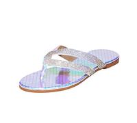 Uwdiohq Ladies Women's Sliders Casual Beach Slippers Chaussures Sandales Slipper pour Femmes Compensées Bout Fermé avec Livraison Lendemain (Multicolor, 36) Blanche Femme Chaussure Orthopédique