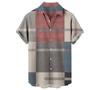 Uwdiohq Lightning Deals of Today Prime Clearance Chemise Traditionnelle Homme Chemise Zippée Homme Chemise Homme Hawaïenne Chemise Homme 4XL Manches Longues T Shirt Homme Festival Open Box Deals