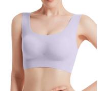 Uwdiohq Mes Commandes Soutien Gorge sans Armature Lots avec Coton Ouverture Devant Brassiere Transparente De Nuit Soutiens Allaitement Grande Taille Lot Brassière Femme Rembourrage Poitrine Genereuse