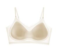 Uwdiohq Nouveau Soutien-Gorge À Bretelles avec Bonnet Fixe Et Support Supérieur Est Doux, Doux pour La Peau Confortable. Coton Soutien Gorge Soutiens-Gorge Femme Brassiere Blanche Brassière