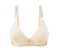 Uwdiohq Offre De Mes Commande Soutien Gorge sans Armature 105G Dos Nu 110D Coton Bio Lingerie Dentelle Femme Brassiere pour sous Vetement Maternite Haute Invisible Couture Lingeries Pas Cher Triangle