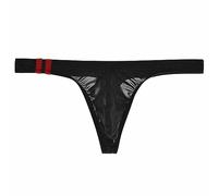 Uwdiohq Offre du Jour sous-vêtements pour Hommes Minces en Soie de Glace Solide Taille Basse sous-vêtements en Forme de T Homme Cuir Déstockage Vente de Bonnes Affaires