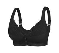 Uwdiohq Oversize Front Closure Bras for Women Breathable Wireless No Underwire Support Everyday Slip Kangourou Blanc Soutien-Gorge de Sport Soutien Gorge Ouvert Devant Camisole Bralette