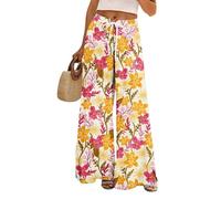 Uwdiohq Pantalon Fluide Femme été Grande Taille Pantalon Femme Elastique Grande Taille Jambe Large Forte Simili Cuir Vert Leger Sexy Chic Hiver Noire 56 Blanc Haute Droite