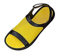 Uwdiohq Sandales Plates Femme Et Souples En À Mémoire De Pour Femmes, Creuses, D'Été Décontractées Boucle Bout Ouvert Semelles Chaussures Compensées Cuir Été Confortable Entre Doigts Confort