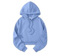 Uwdiohq Solid Color Pullover Comfortable Women Loose Long Sleeve Women's Wear Pyjama Pilou (Sky Blue, L) Pull Fille Ado Femme Vert Plaid Friends Sweat Lumineux Noel Cachemire Manche Courte
