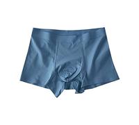 Uwdiohq sous-vêtements pour Hommes Boxer Briefss sous-vêtements en Viscose de bambous Doux et Respirants pour Hommes avec Poche à Mouche Ouverte Lot Homme Cher