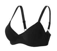 Uwdiohq Soutien Gorge sans Armature Soutien-Gorge Femme sans Grand Taille Fille 90A Brassiere d'allaitement Coton XXXL Bretelles Transparentes Brassière Dentelle Noire Bretelle De sous-Vêtements Rose