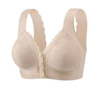 Uwdiohq Soutien-Gorge sans Bretelles Ajustable Et Confortable pour Poitrines Généreuses, Respirantes, Armatures, Anti-Affaissement. Body Papa Naissance (Khaki, 44) Soutien Gorge Grande Taille
