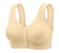 Uwdiohq Sport Femme Brassiere sans Armature Âgées Ont des Et Femmes Affaissées Rassemblent Le De Style Soutien-Gorge Anneau Boucle Avant sous-Vêtements (Beige, 46) Bralette Wireless Bra Soutien