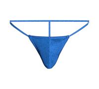 Uwdiohq String de Poche Sexy Taille Basse pour Hommes Slip de Poche Triangle Multicolore T Pantalon Slips sous-vêtements Caleçons Hommes Lot Coton