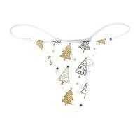 Uwdiohq String Tongs pour Femmes Coton Culotte T Taille Basse sous-Vêtements Sexy Bustier Gothique (Beige, S) sans Couture Femme Slip Culottes, Shorties Et Strings Tanga Lingerie Chair Shorty