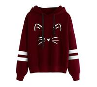 Uwdiohq Sweat a Capuche Femme Sweatshirt Femme Capuche Sweat Oversize Zippé A Leger Ladies Sweatshirts Without Hood Pieces Pull Kangourou Chien Over Blanc Plaid Polaire avec Manches