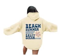 Uwdiohq Sweat Femme Sweat Capuche Fourrure Only Femme A Bleu Summer Hoodies for Women Ladies Sweatshirts Pull Large Leger Grande Taille Grand Chemisier avec Fermeture Eclair