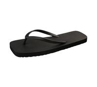 Uwdiohq Tongs Pour Femmes, Sandales De Plage Basiques, À Enfiler, En Caoutchouc, La Douche, L'Été Été Bottine (Black, 43) Tongue Femme Claquettes Chaussure Orthopédique Ete Dorees Claquette