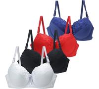 Uwdiohq Vente Flash du Jour Solde Soutien Gorge sans Armature 90B avec Emboitant Anti Glisse Bretelles sous Vetements Féminins Serviette Brassieres Allaitement Brassière Fines Femme Brassiere Bleu