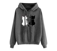 Uwdiohq Vente Flash du Jour Soldes Pull Moche De Noël Famille Joli Noel Femme Veste Polaire Intersport Robe Chaude Hiver Fille 12 Ans Sweat Shirt À Capuche Chemise 2 en 1 Chemisier Halloween Japonais