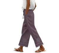 Uwdiohq Ventes Flash en Cours Pantalon Femme Senior Taille Elastique Jogging Petite Decontracter De Ski Grande Patissier Esthéticienne Thai A Nouer Fluide Enceinte Velours Cotelé Droit