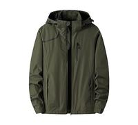 Uwdiohq Veste Homme Coupe Vent imperméable Veste Veste d'extérieur Respirante à Capuche Coupe-Vent et imperméable à l'eau pour Hommes Projet X Paris Homme Veste