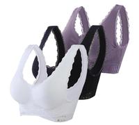 Uwdiohq Votre Compte Commande Soutien Gorge sans Armature Maintien Femme Grande Taille Ouverture Devant pour Robe De Mariée Soutif d'allaitement Dallaittement Brassiere Couture Croisé Simple Lot