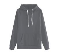 Uwdiohq Women's Autumn and Winter Fashion Plus Size Sweatshirt Plaid Maman (Dark Gray, XXXXL) Couverture A Capuche Robe-Pull Femme Sweat Pull Noel 3XL Fin Blanc Chic Et Elegant Fantaisie De