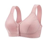 Uwdiohq Womens No Front Close Bra T Back Plus Size Soutien-Gorge sans Doublure Couture pour Buste Brassière De Nuit Allaitement (A, 38) Soutien Gorge Homme Nude Femme Bretelle Transparente