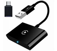 UWECAN Adaptateur CarPlay sans Fil pour iPhone, Wireless, Convertir Filaire en Audi, Porsche, Volvo, Opel, Mercedes, VW, Kia (Année 2017 à 2023), iPhone iOS 13+