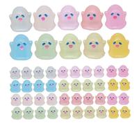 UWEOTYYY Halloween Mini Resin Figures 50pcs Figurine fantôme Lumineuse Mignon résine Mini Figurines décorations fantômes pour Halloween, Micro paysages, décor de poupées, minuscules Animaux