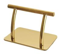 UWEOTYYY Repos de Pied en Acier Inoxydable Pédicure à randonnée Pédine de Pied pour Chaise Coiffure Pédale Soutien à la Chaise Soutien la Coiffure la Spa Spa Massage Ongles