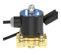 UWEQOICZ Électrovanne d'eau normalement fermée 2W, Interrupteur en cuivre, Commande 24V/220V, 2 Points 3 4 6 1 Pouce inl(2 Minutes 220V)