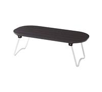UWEREBFM Bureau d'ordinateur pliable noir, table portable, lit portable, bureau d'ordinateur paresseux pour étudiant