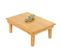 UWEREBFM Table pliante style table basse en bambou / table à manger / petit bureau / table d'ordinateur pour tatami baie vitrée salon de thé