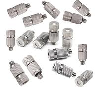 UWFKFGBJL Buse de brumisation Haute Pression en Laiton, 30 pièces, 10/24 UNC, système de brumisation Anti-Goutte pour aménagement paysager, système de Refroidissement extérieur (Taille : 0,9 mm)