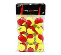 Uwin Reydon Stage Three Lot de 12 balles de Tennis Rouge